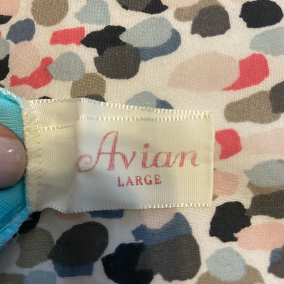 Vintage Avian Blue Egyptian Styled Lace Sleepwear - Picture 8 of 10